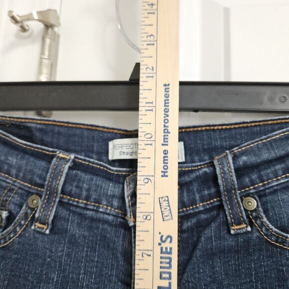 Levi's 512 Perfectly Shaping Straight Jeans Women’s 6S (26x26) Blue Mid Rise EUC - Picture 6 of 9